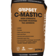 Gripset C-Mastic high-strength polymer-modified tile adhesive 20kg bag for wall and floor tiling